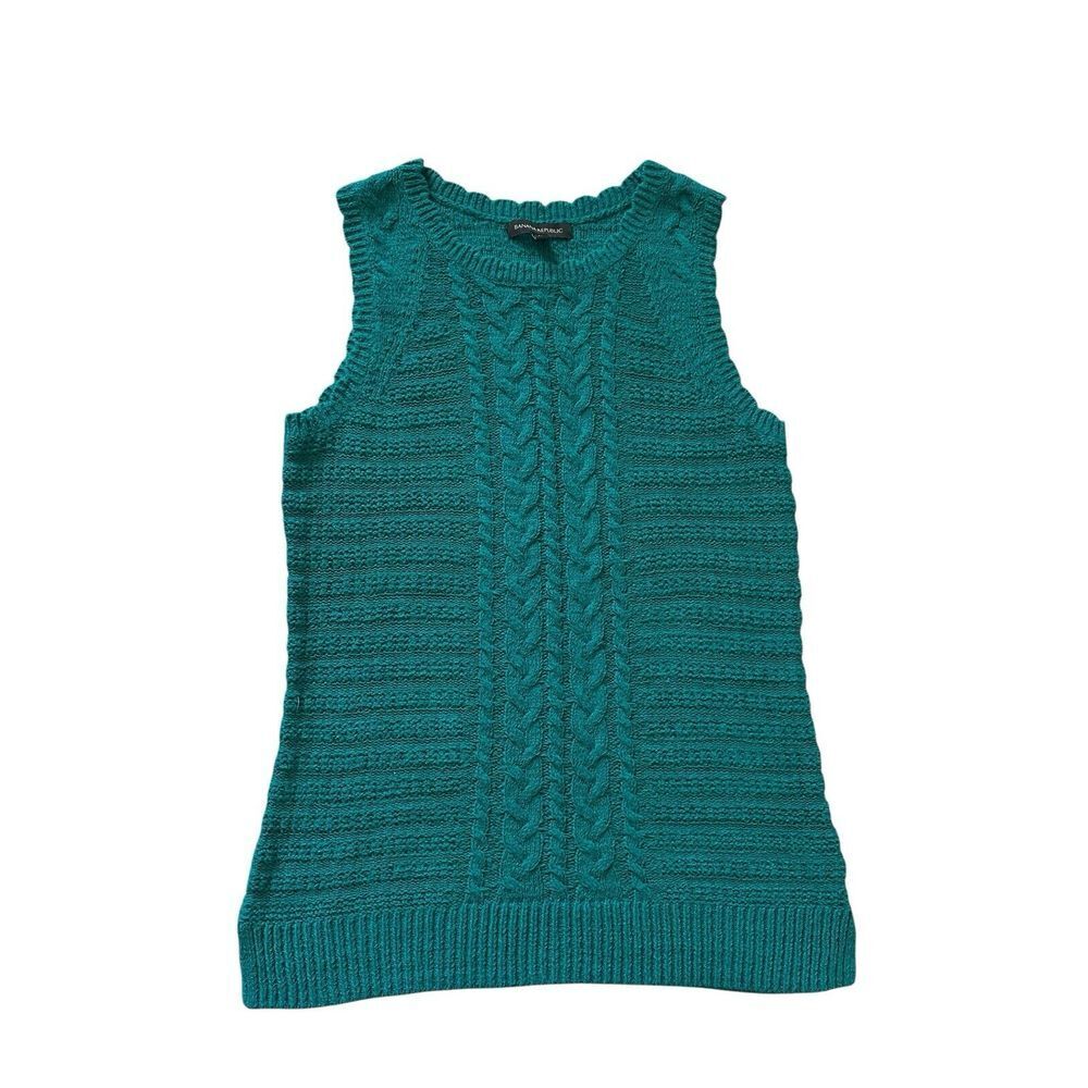 Women's Teal Cable Knit Sweater
